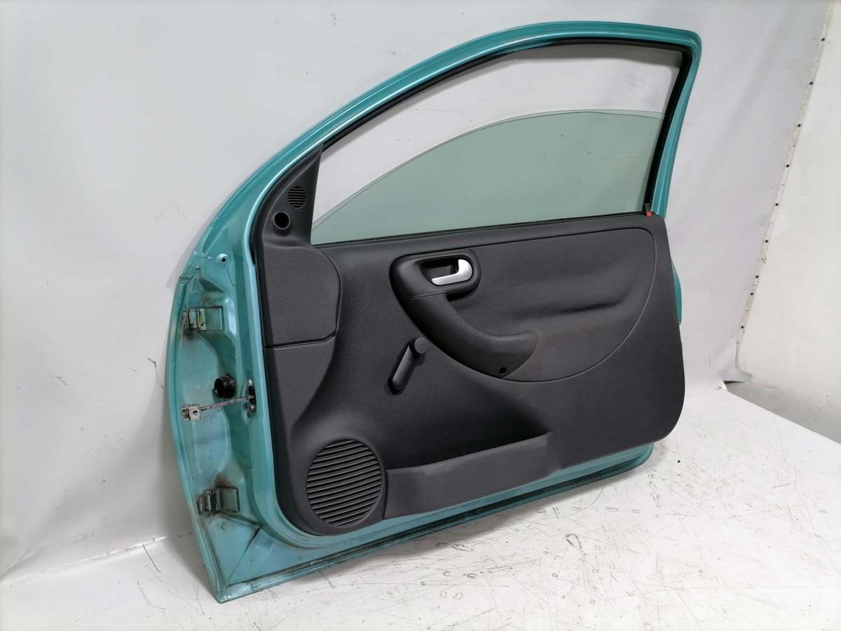 Opel Corsa C original Tür rechts Z397-Spearmintgrünmet. 3-Türer Bj.2003